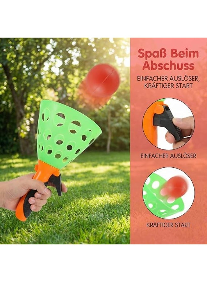 1st Choice First Choice Fun Ball Catching Game - Set of 2 Launchers and 2 Balls - Interactive Sports Game for Kids and Family - Assorted Colors - Image 5