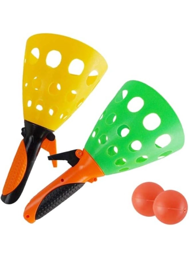1st Choice First Choice Fun Ball Catching Game - Set of 2 Launchers and 2 Balls - Interactive Sports Game for Kids and Family - Assorted Colors - Image 3