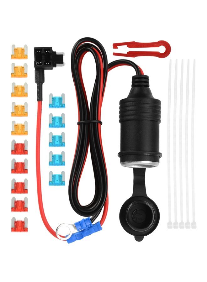 NIBEMINENT Lighter Socket And Fuse Tap Holder Lead With Set - Image 1