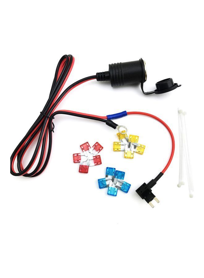 NIBEMINENT Lighter Socket And Fuse Tap Holder Lead With Set - Image 2