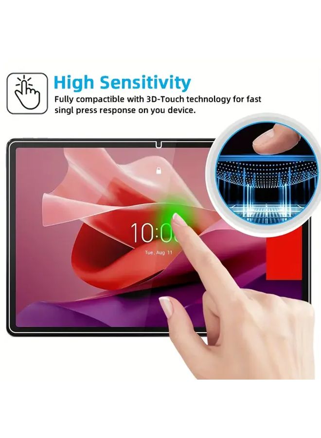 Tempered Glass Screen Protector 2 Pack for Tab P12 12 7 Inch HD Anti Scratch Anti Fingerprint Easy Installation - Image 5