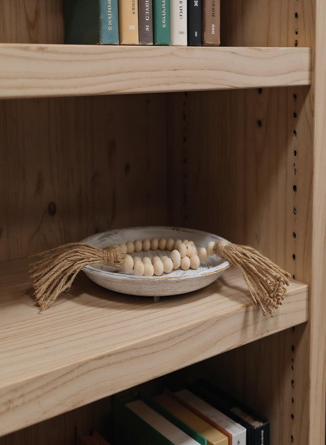 وعاء/طبق زخرفي عتيق من ميفوفو (أبيض) - Image 3