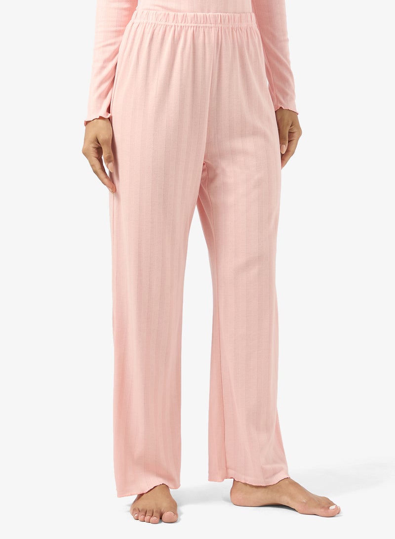 Ginger Cozy Pointelle Top & Pyjama Set - Image 4