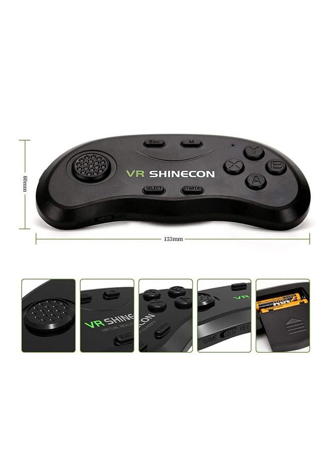 NIBEMINENT Smartphone Controllers VR Remote Controller Portable Wireless Bluetooth Game Joystick 6X13.3cm Black  - Image 4
