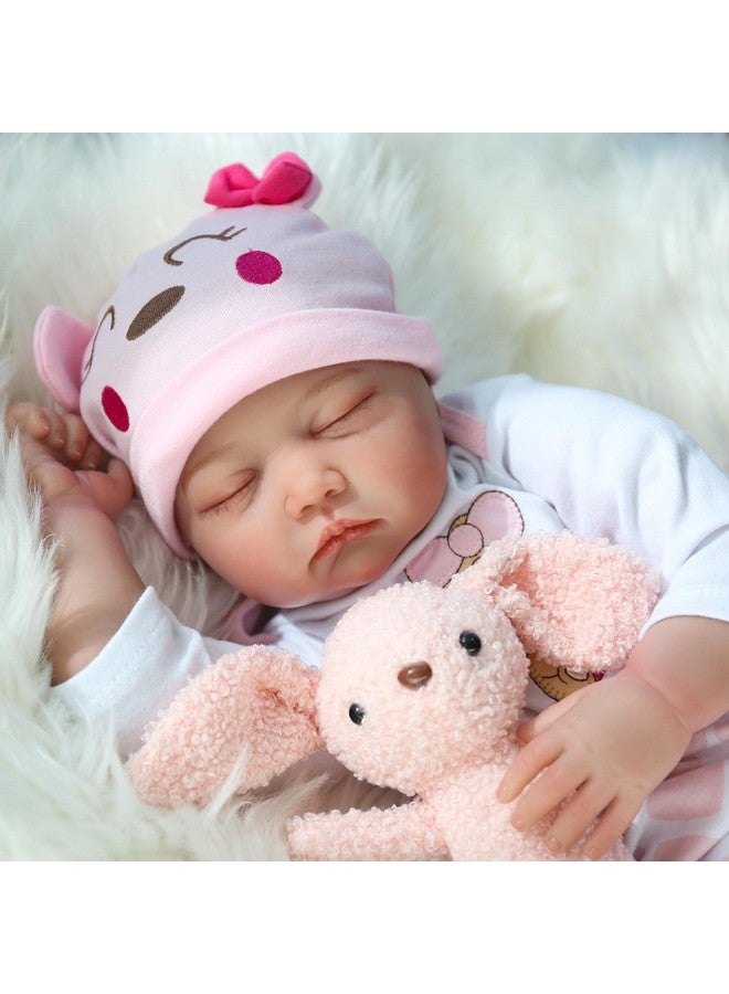 Kaydora Reborn Baby Dolls Girl - 22 Inch Soft Cloth Body Newborn Girl Doll, Realistic Sleeping Baby Doll That Look Real for Kids Age 3+ - Image 4