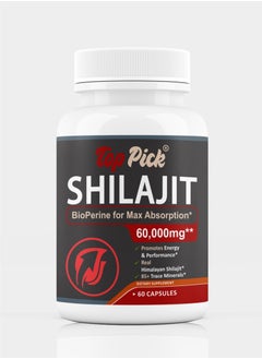 Shilajit Bioperine For Max Absorption 60,000mg