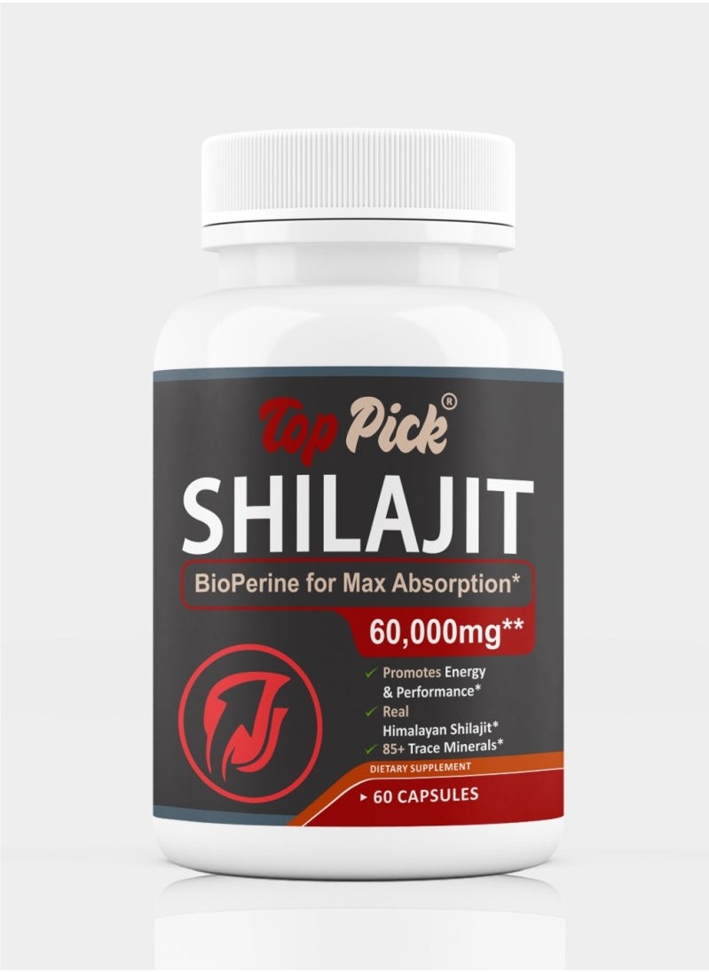 Top Pick - Shilajit Bioperine For Max Absorption 60,000mg - Image 1