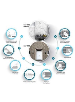 SOMANY SEF 777 / 777 White Elevation Tile Adhesive – High-Performance, Waterproof & Polymer-Modified Cementitious Adhesive for Vitrified Tiles, Granite & Natural Stone  - Image 2