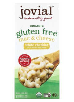 Jovial Organic Gluten Free Mac & Cheese White Cheddar  6 oz (170 g) 