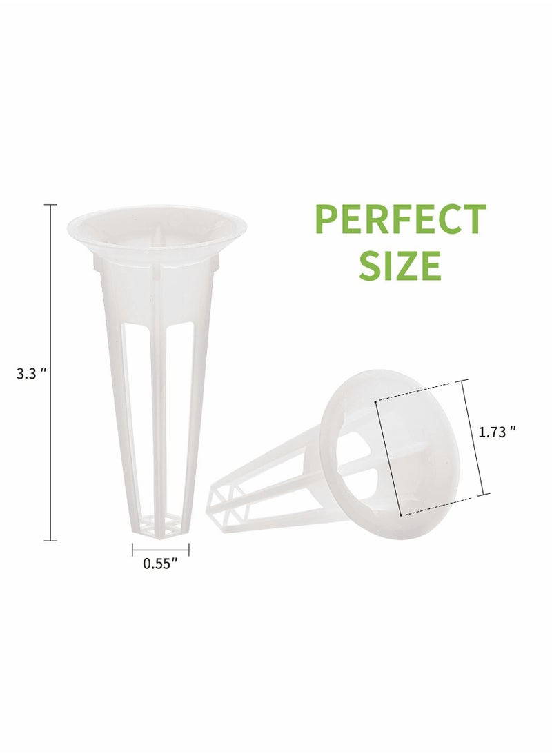KASTWAVE Grow Baskets for Hydroponic Growing System, Seed Pod Basket Made of Durable Plastic, Plant Growing Containers for Hydroponics, Lightweight Economy Plant Baskets 50Pcs  - Image 4