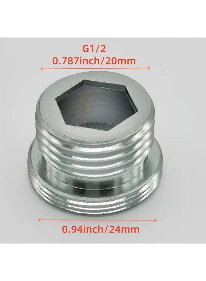 24mm to G1 2 Male to Male Thread Adapter for Garden Hose Water Filter Faucet Connector - Image 4