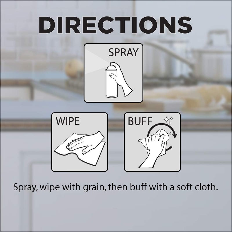 Weiman Stainless Steel Cleaner and Polish Spray, 17 oz - Image 5