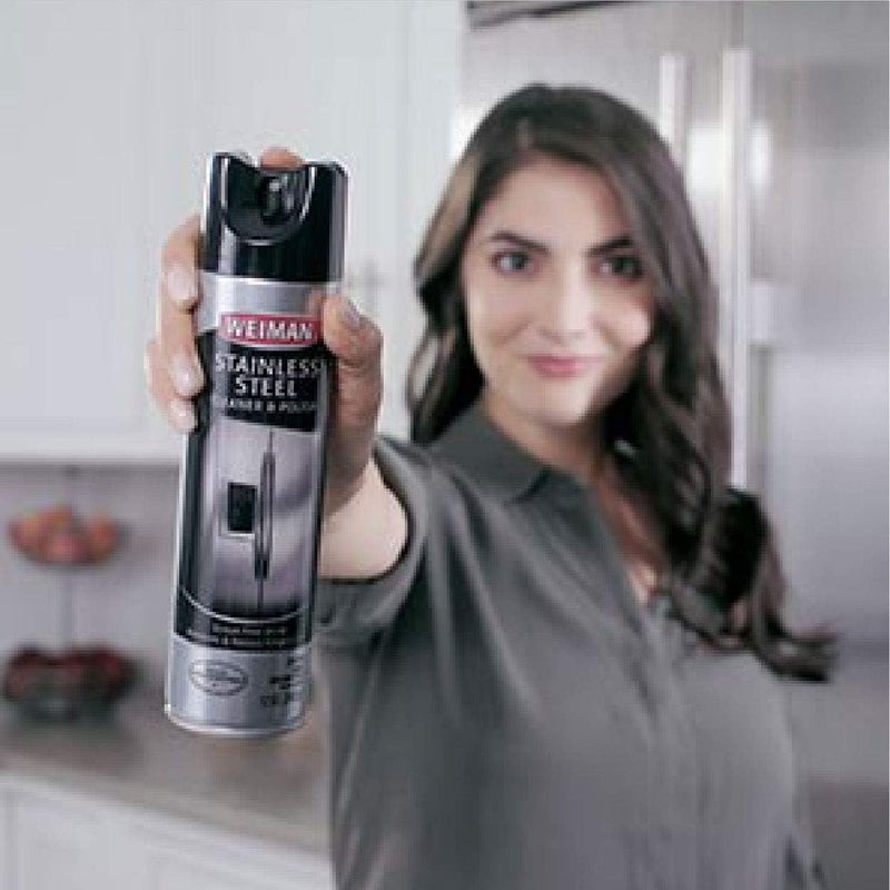 Weiman Stainless Steel Cleaner and Polish Spray, 17 oz - Image 4