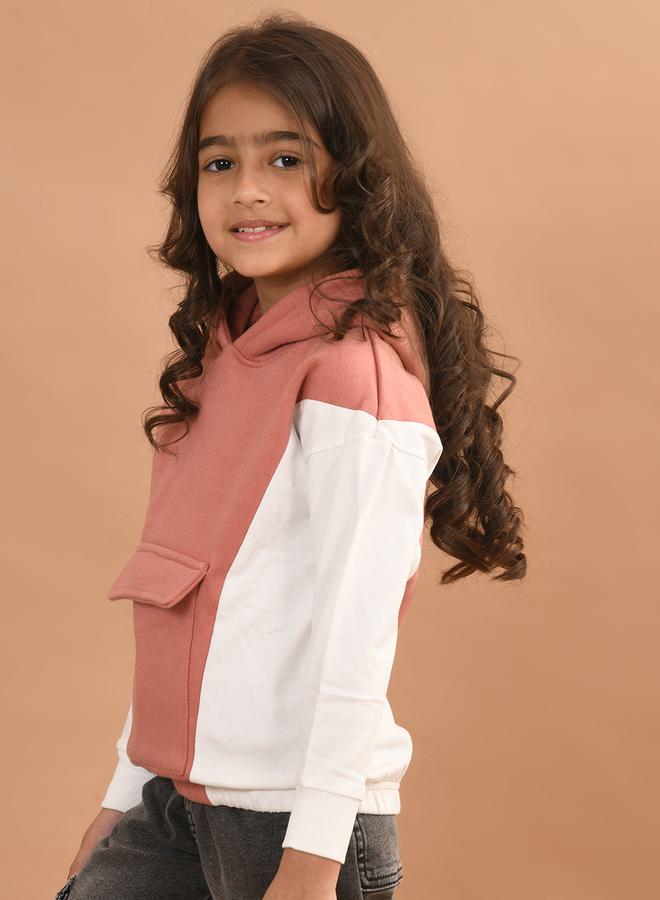 LILPICKS Color Block Flap Pocket Hoodie by Styli  - Image 2