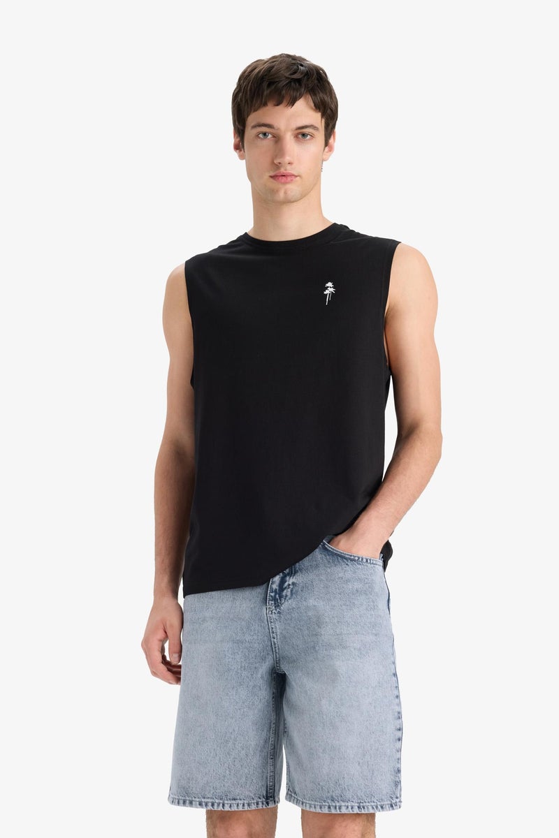 Man Regular Fit Jean Jean Bermuda