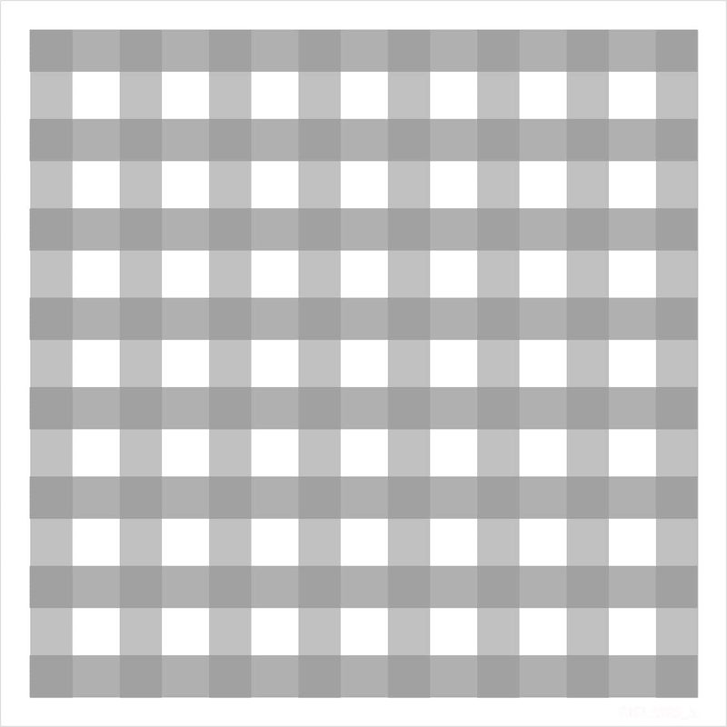 Ivanas Ivanas Gingham Plaid Stripes Stencil 2 Part Reusable Mylar Template Use to Paint Wood Signs Pillows Flour Sack Towels DIY Country Decor Size 12 x 12 - Image 3