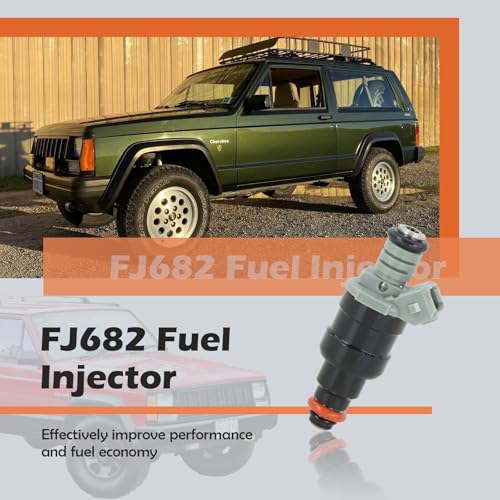 TuLeYiLe FJ682 Fuel Injectors Compatible with 19962002 Dodge Dakota 19962000 Jeep Cherokee 19972002 Jeep TJ 19972002 Jeep Wrangler 25L L4 Replaces 53030778 RL030778AB FJ102474 pcs - Image 3