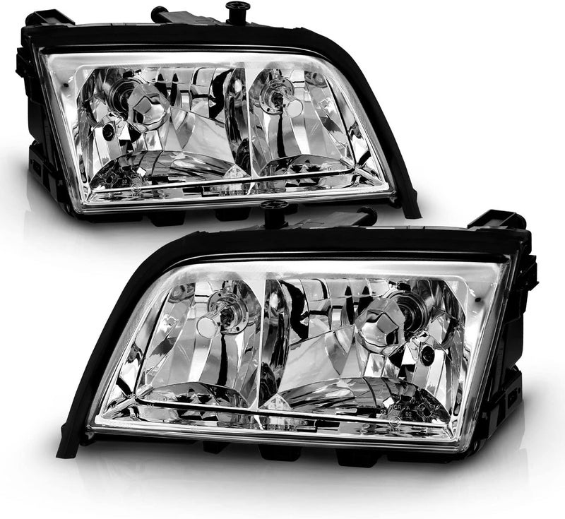 AmeriLite Crystal Headlights for Mercedes-Benz C Class W202 - Driver and Passenger Side - Image 2