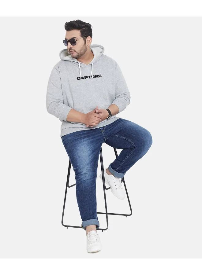 Instafab Plus Instafab Plus Men's Grey Capture Hoodie