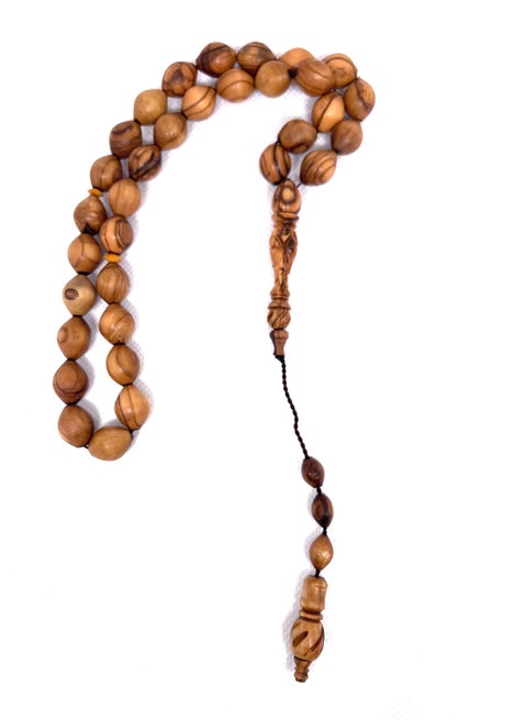 bracelet of natural olive kernel scented with oud