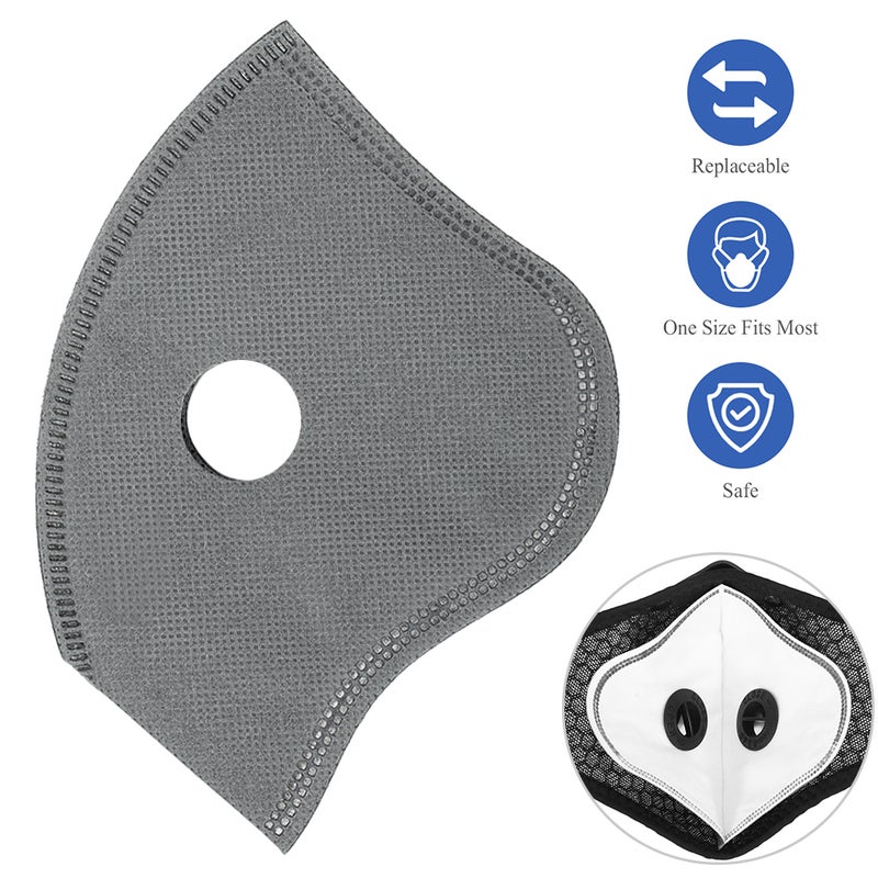 1 PCS 5-Ply Disposable Active Carbon Replacement Part Mask Replacement Filter - Image 5