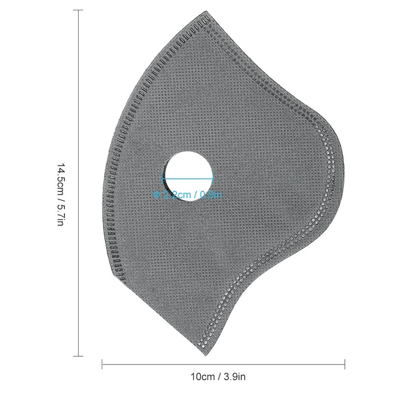 1 PCS 5-Ply Disposable Active Carbon Replacement Part Mask Replacement Filter - Image 4