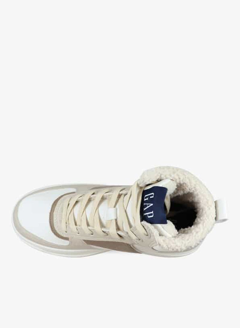 GAP Women's High Top Sneakers with Lace-Up Closure - Paradise Cup Mid W - Image 4
