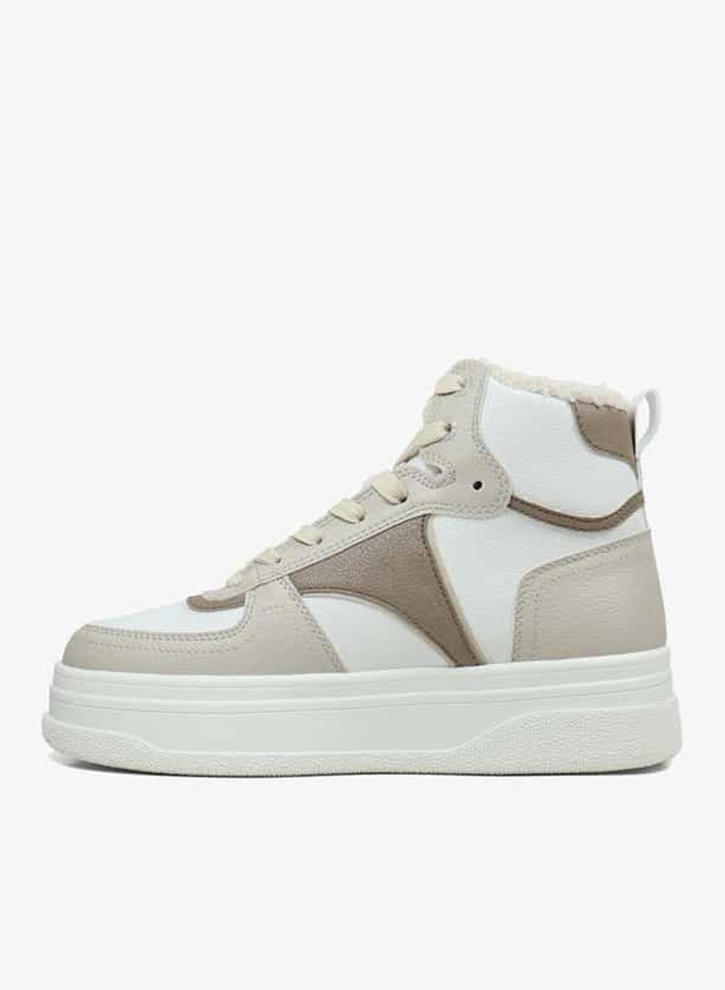GAP Women's High Top Sneakers with Lace-Up Closure - Paradise Cup Mid W - Image 2