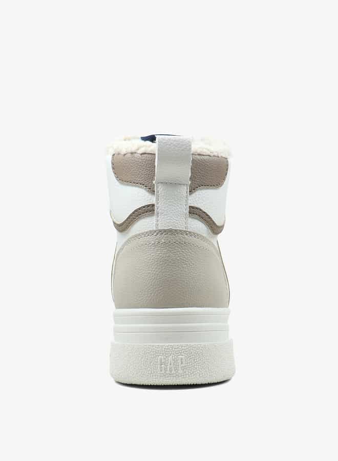 GAP Women's High Top Sneakers with Lace-Up Closure - Paradise Cup Mid W  - Image 3