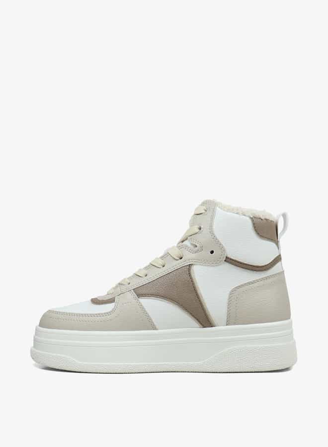 GAP Women's High Top Sneakers with Lace-Up Closure - Paradise Cup Mid W  - Image 2