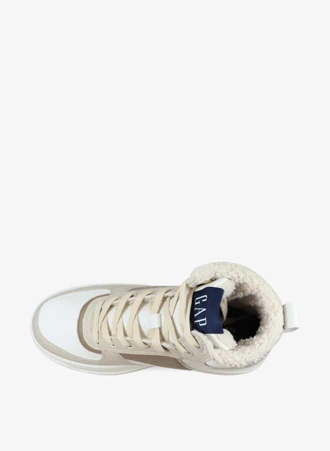 GAP Women's High Top Sneakers with Lace-Up Closure - Paradise Cup Mid W  - Image 4