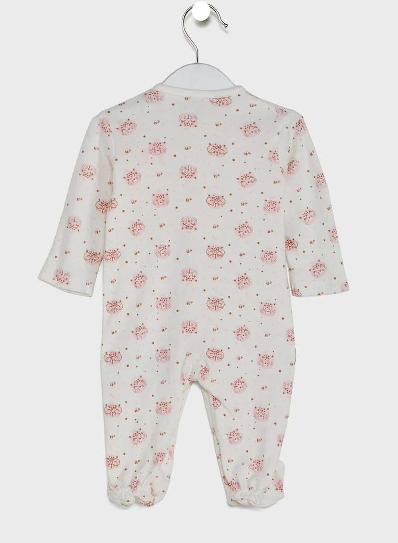 Zippy Infant Leopard Queen Print Onesie