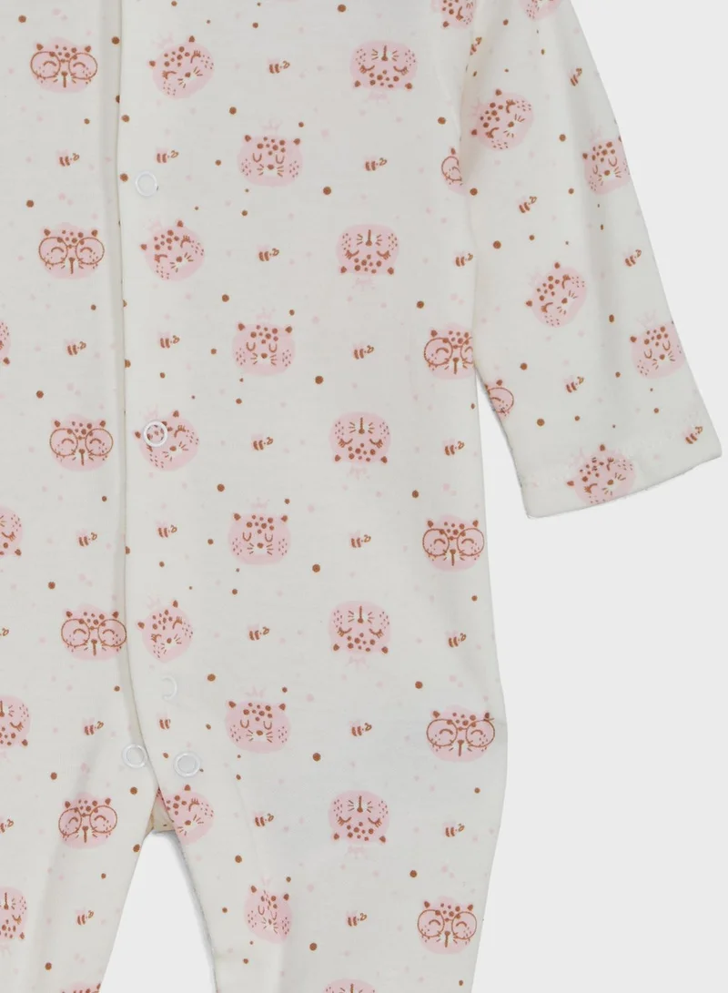 Zippy Infant Leopard Queen Print Onesie