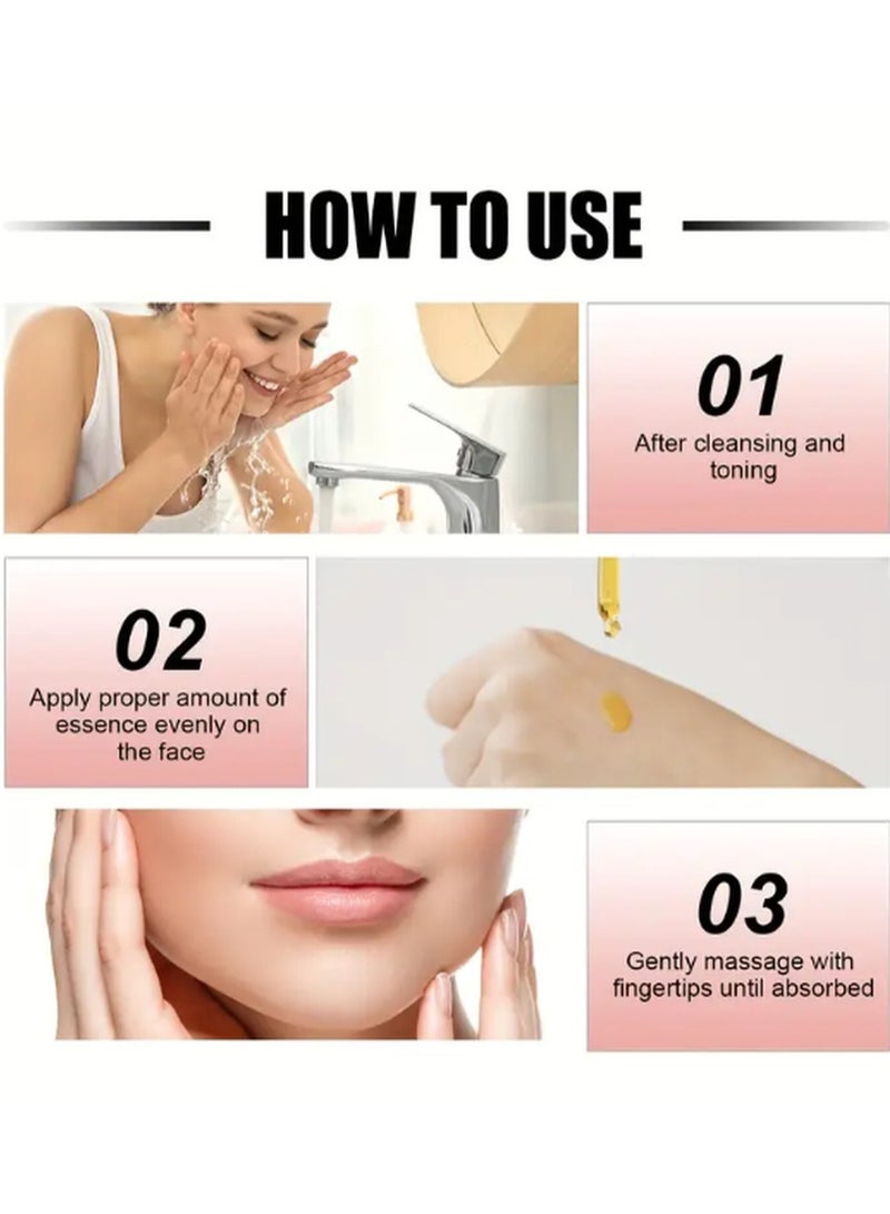 Jaysuing Ginseng & Snail Glow Serum - Fragrance-Free, Moisturizing & Firming Facial Essence for All Skin Types 30ml - Image 3