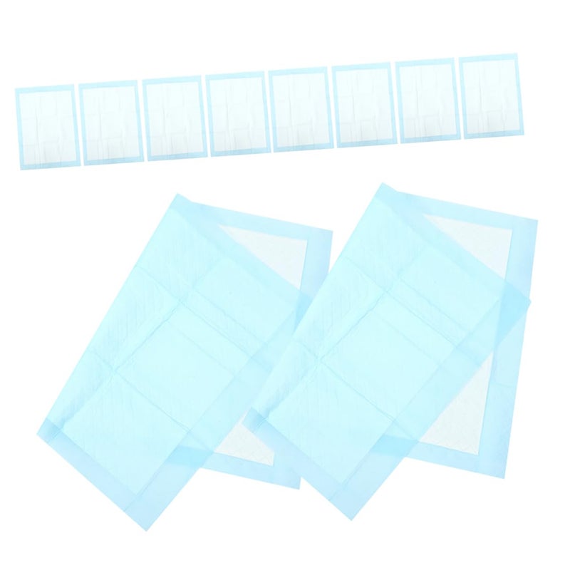 INOOMP 10pcs Disposable Changing Pads Large Portable Newborn Leak Absorbent Pads for Travel and Home Use with PE Cotton Soft Material - Image 1