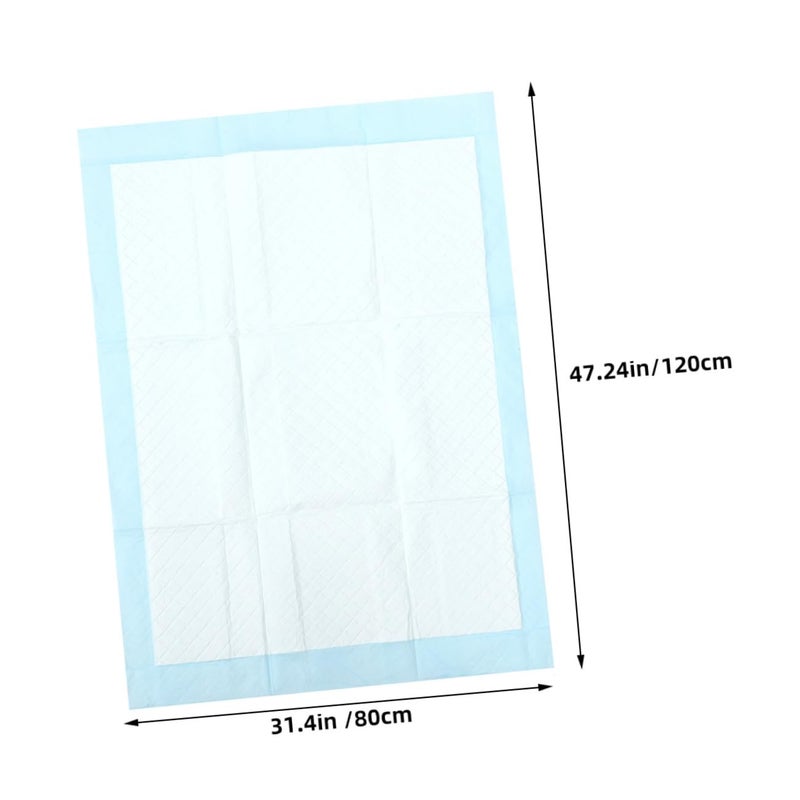 INOOMP 10pcs Disposable Changing Pads Large Portable Newborn Leak Absorbent Pads for Travel and Home Use with PE Cotton Soft Material - Image 2
