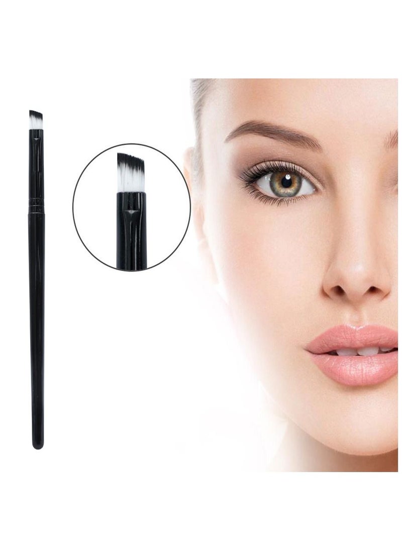 IOLITE - Eyebrow eye brow brush private label flat fine tip slim brow brush white angled eyebrow brush flat angle brow brush IEBB - Image 1