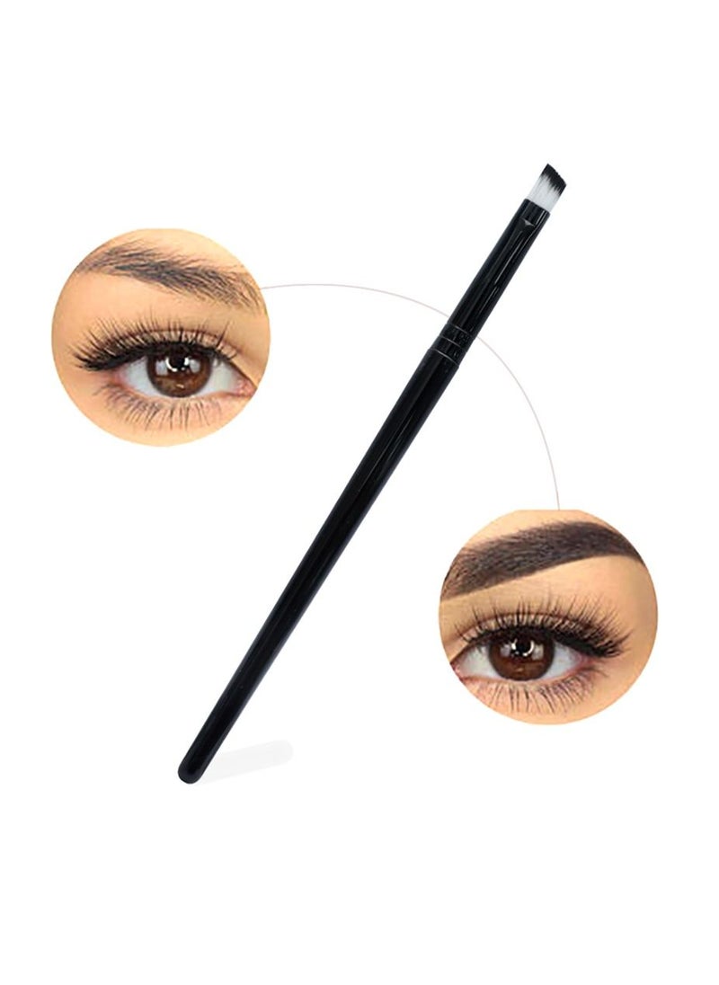 IOLITE - Eyebrow eye brow brush private label flat fine tip slim brow brush white angled eyebrow brush flat angle brow brush IEBB - Image 1