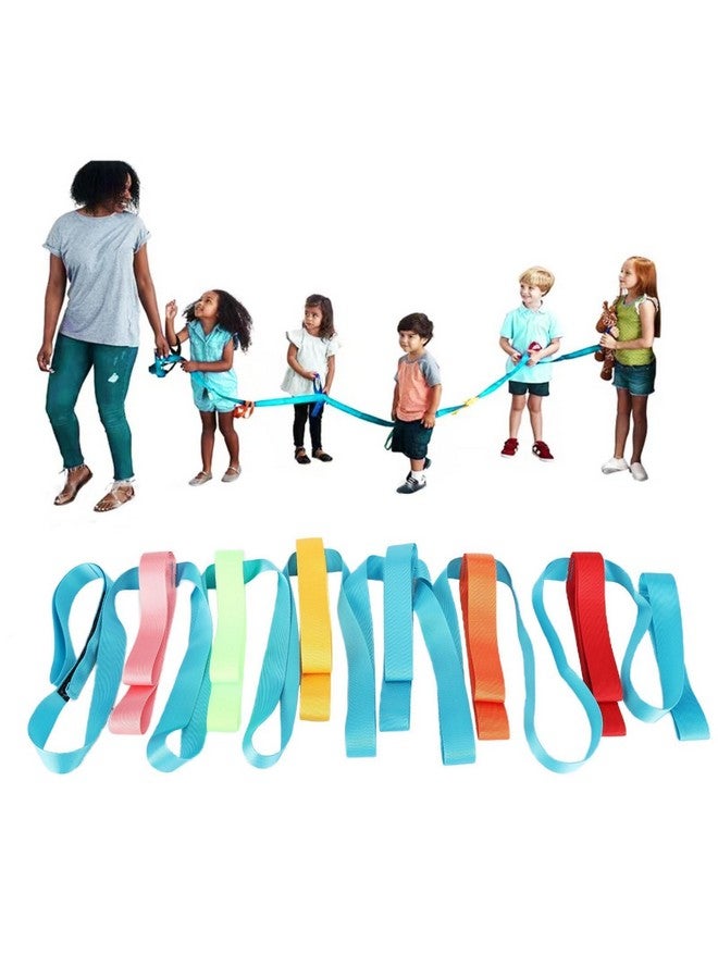 Agatige Walking Rope,Anti‑Lost Children Line Ropes Adjustable Colorful Handles Kids School Supplies for Preschool & Daycare - Image 1
