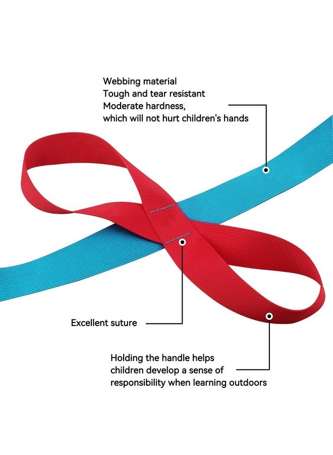 Agatige Walking Rope,Anti‑Lost Children Line Ropes Adjustable Colorful Handles Kids School Supplies for Preschool & Daycare - Image 2
