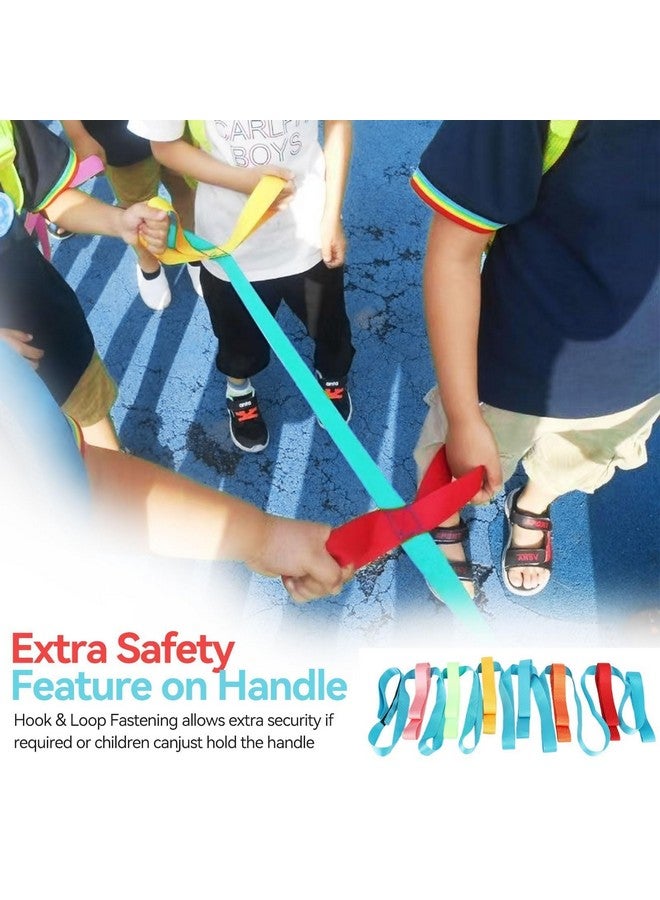Agatige Walking Rope,Anti‑Lost Children Line Ropes Adjustable Colorful Handles Kids School Supplies for Preschool & Daycare - Image 4