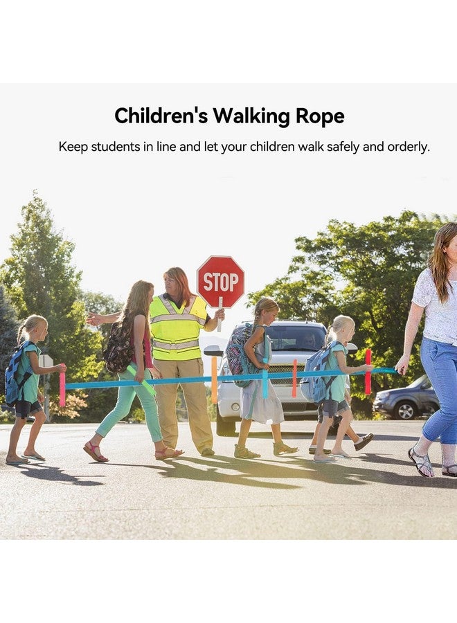 Agatige Walking Rope,Anti‑Lost Children Line Ropes Adjustable Colorful Handles Kids School Supplies for Preschool & Daycare - Image 3