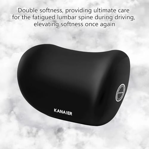 PRIMIL Car Neck Pillow,Neck Pain Relief for Long Drive Car Seat Back Head Rest Memory Foam Pillow for Driving with Adjustable Strap,and Breathable Removable Cover (Black),Pack of 1 - Image 4