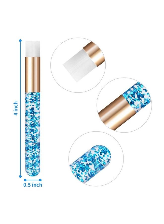 Kirecoo 17 Pcs Lash Shampoo Brushes Kirecoo Lash Brush For Eyelash Extensions Glitter Crystal Lash Brushes For Cleansing Nose Pore Eyelash Deep Cleaning Brush Eyelash Wash And Bath For Extensions  - Image 3