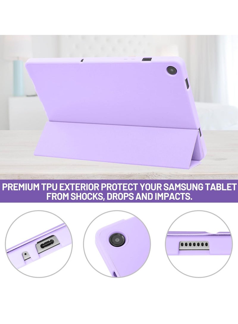 Case for Samsung Galaxy Tab A9+ / A9 Plus 11 Inch 2023 – Thin Folio Stand Tablet Protective Case | Multi-Angle Viewing | Auto Wake/Sleep Function | Lightweight, Slim & Durable Design | Purple
