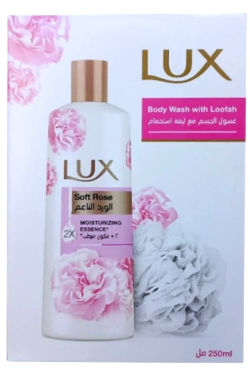 لوكس غسول الجسم المعطر بالورد الناعم 250 مل - Image 1