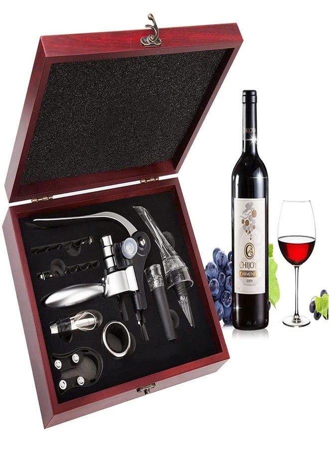 Snevil Luxury All-in-One Wine Opener Gift Set with Elegant Wooden Box – Perfect for Any Occasion - Image 1