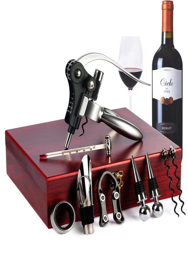 Snevil Luxury All-in-One Wine Opener Gift Set with Elegant Wooden Box – Perfect for Any Occasion - Image 2