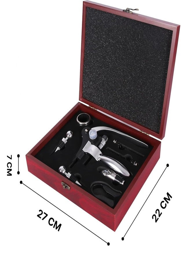 Snevil Luxury All-in-One Wine Opener Gift Set with Elegant Wooden Box – Perfect for Any Occasion - Image 3
