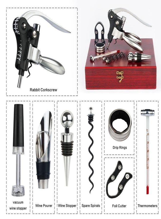Snevil Luxury All-in-One Wine Opener Gift Set with Elegant Wooden Box – Perfect for Any Occasion - Image 4
